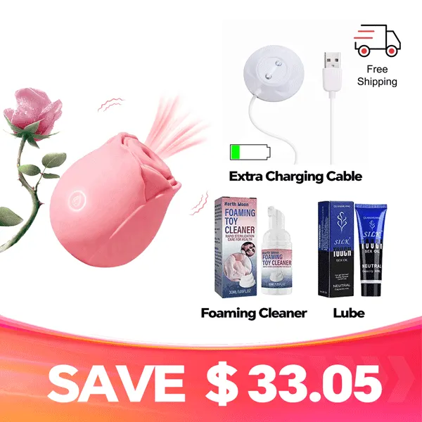 Blush Bliss - Original Suction Rose Toy&reg; with Storage Bag