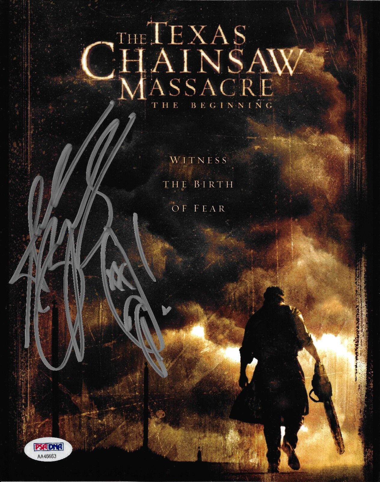 Andrew Bryniarski Signed 8x10 Photo Poster painting PSA/DNA Texas Chainsaw Massacre Beginning