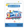 10PCS Public Transit Truck Car Plane Aluminum Film Balloons Kids Birthday Party Celebration Decors