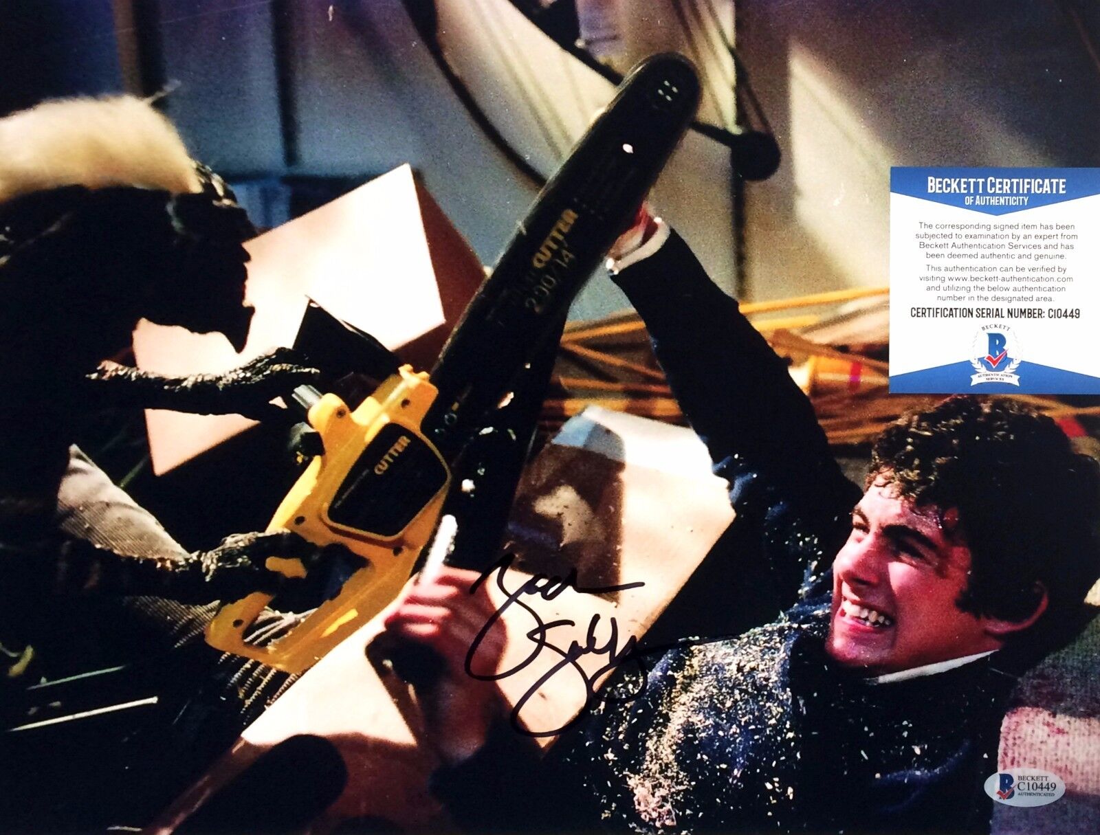 Zach Galligan Gremlins Signed Autographed 11x14 Photo Poster painting BAS C10449