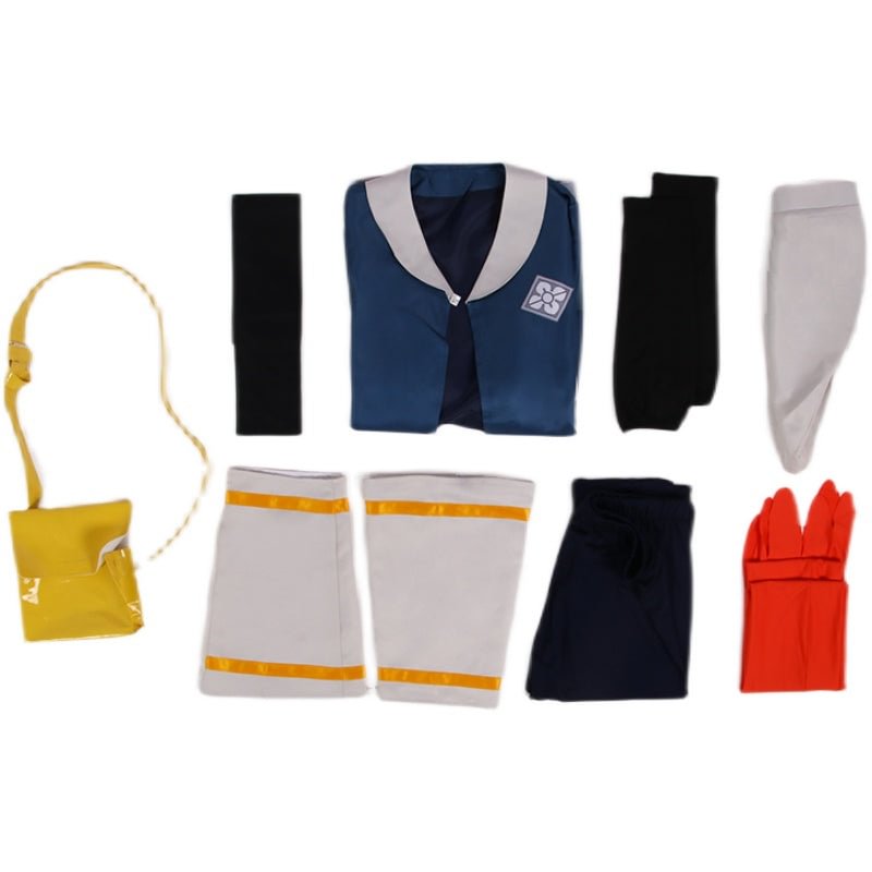 Pokemon Legends Arceus Akari Halloween Cosplay Costume Full Set