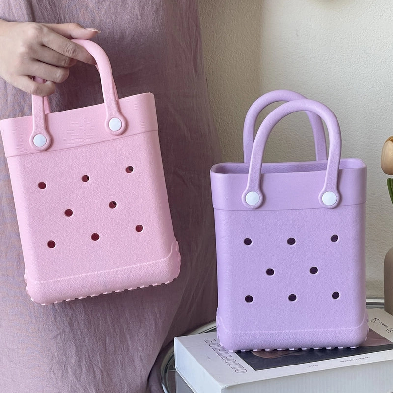 Women’s EVA Solid Color Streetwear Square Open Square Bag