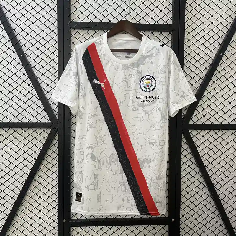 25/26 Manchester City Soccer Jersey Away