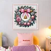 Wreath-14CT Counted Cross Stitch Kit(40x40cm)