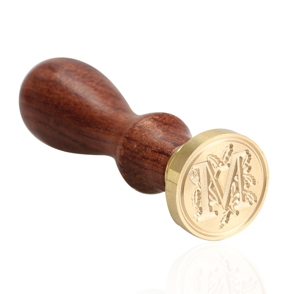 

Alphabet Letter M Retro Wood Sealing Wax - Wax Seal Stamp, 501 Original