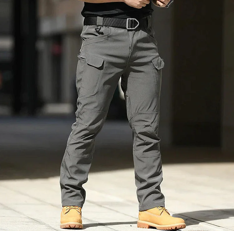 Tactical Stretch Fabric Multi-Pocket Cargo Pants 