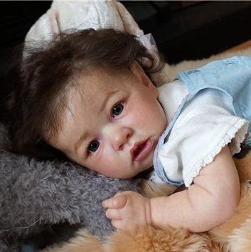 [Heartbeat and Coos] 20'' Sweet Lelas Reborn Baby Doll Girl Realistic Soft Toys Gift Lover