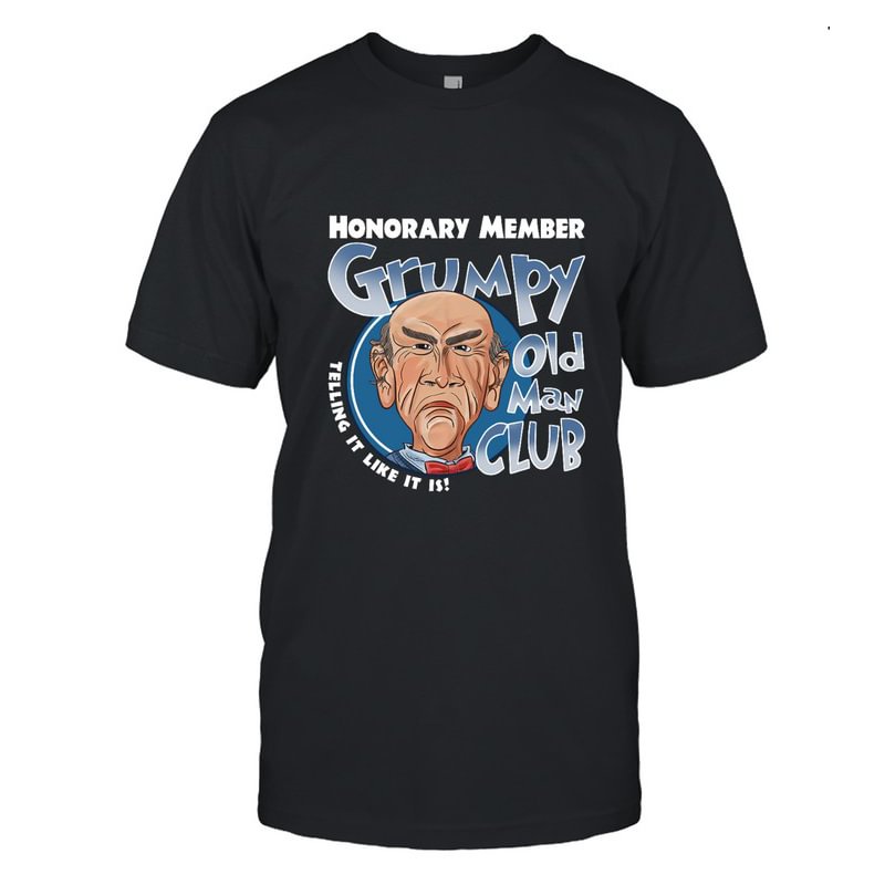'Walter Honorary Member Grumpy Old Man Club' T-Shirt Celebrating 4th Of July - Independence Day