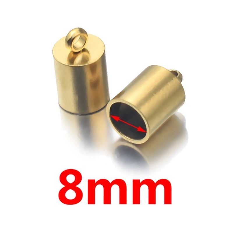 1 Piece Stainless Steel Solid Color Connection Buckle Minimalist