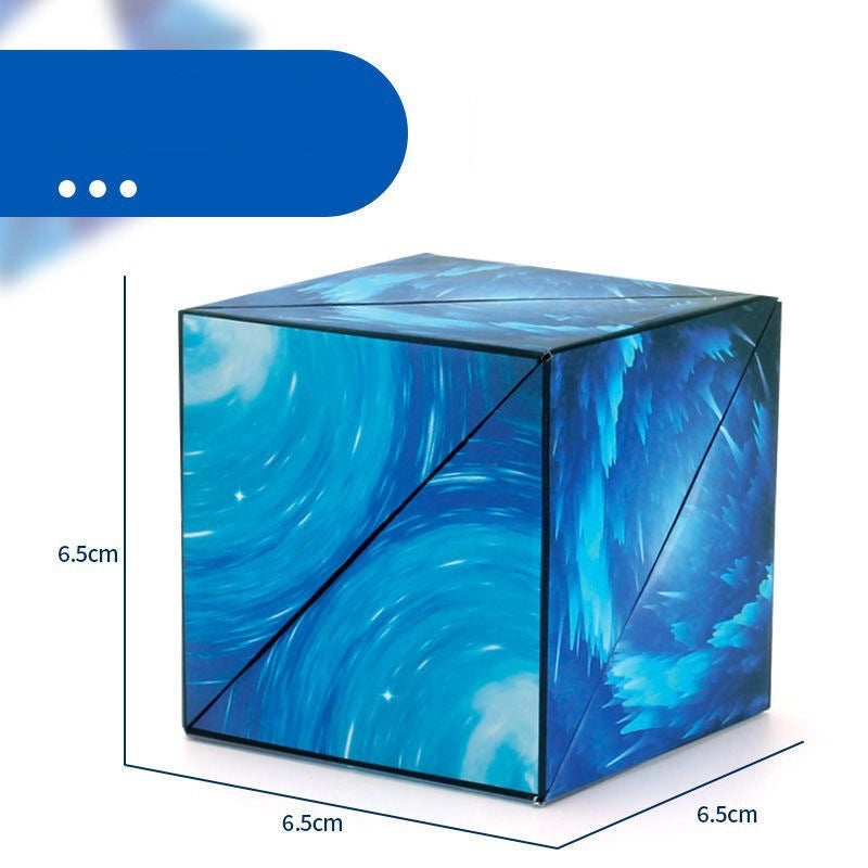 Three-dimensional Geometric Magnetic Magic Cube Magnetic Geometric Building Blocks Decompression Decompression 3D Toy Deformation Puzzle