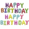 16" HAPPY BIRTHDAY Aluminum Film Letters Balloons Birthday Party Celebration Decors