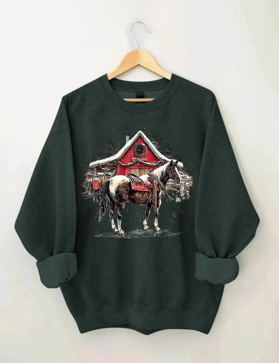 Christmas Horse Sweatshirt