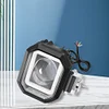 40W Motorcycle LED Spotlight 12-80V White Yellow Auxiliary Driving Lamp (White)