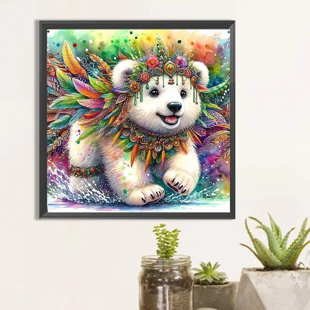 Diamond Painting - Full Round Drill - Bear(Canvas|40*40cm)