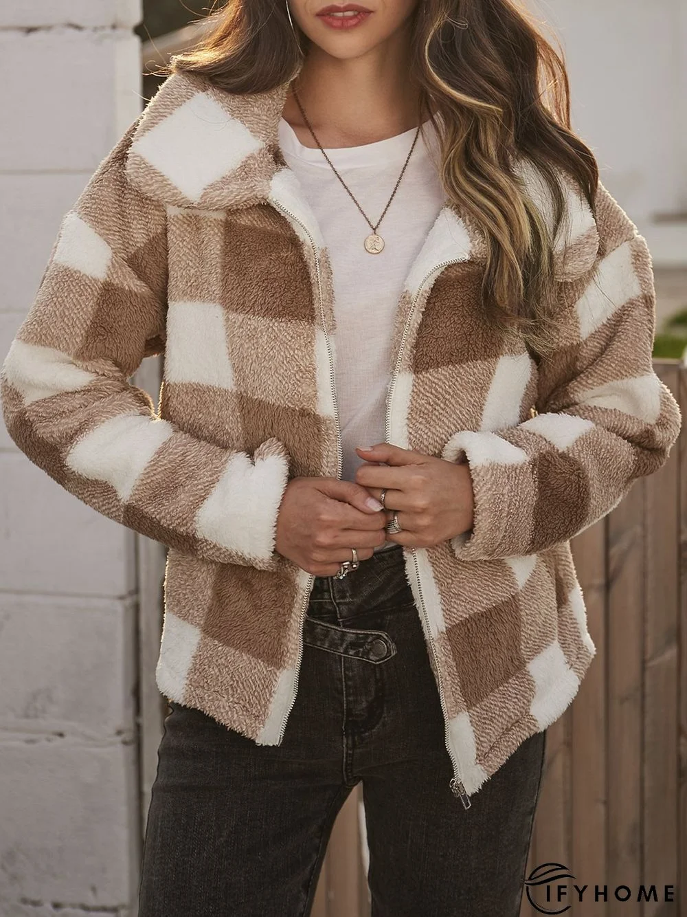 Long Sleeve Casual Cotton-Blend Knit coat | IFYHOME