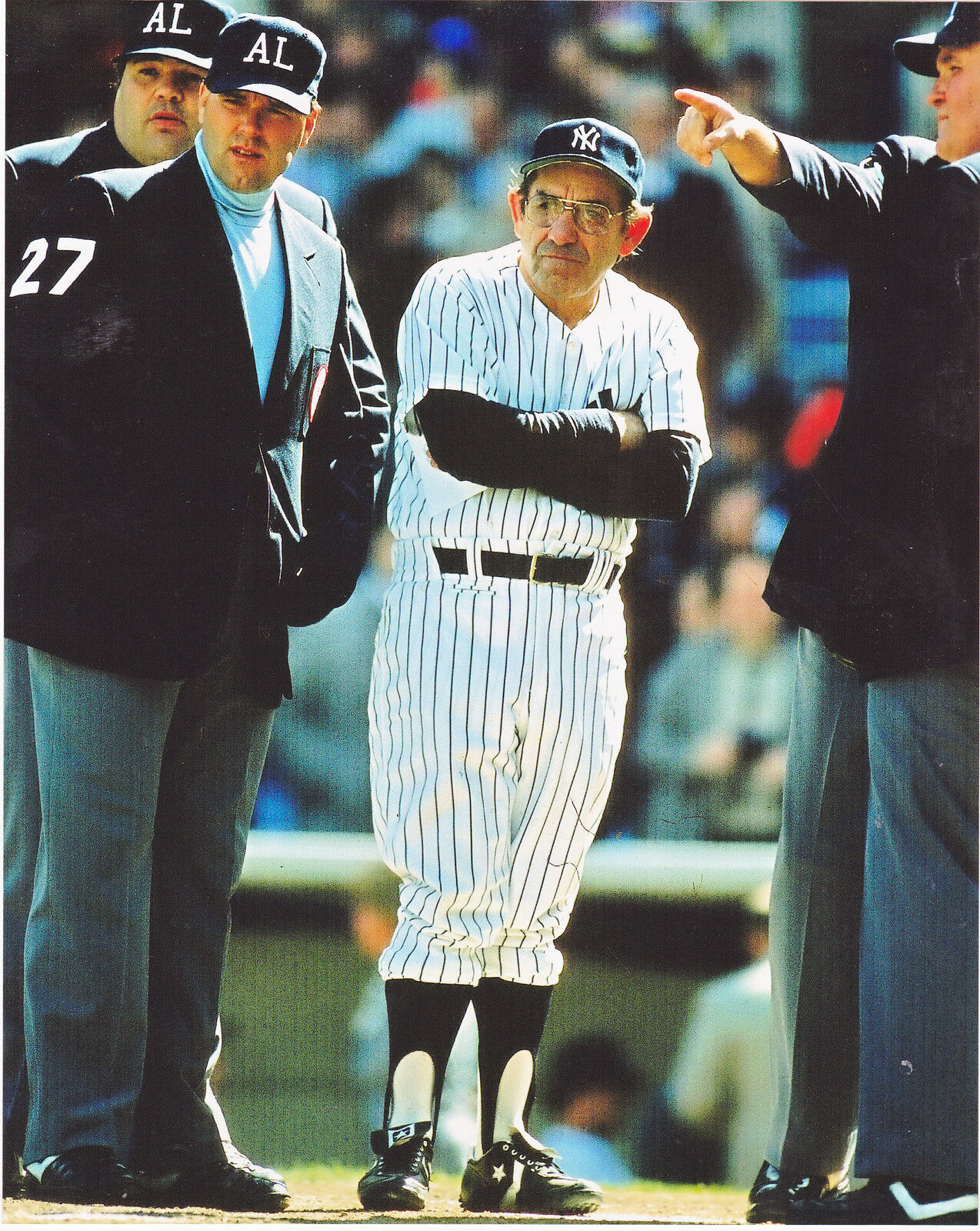 YOGI BERRA NEW YORK YANKEES VINTAGE COLOR 8x10