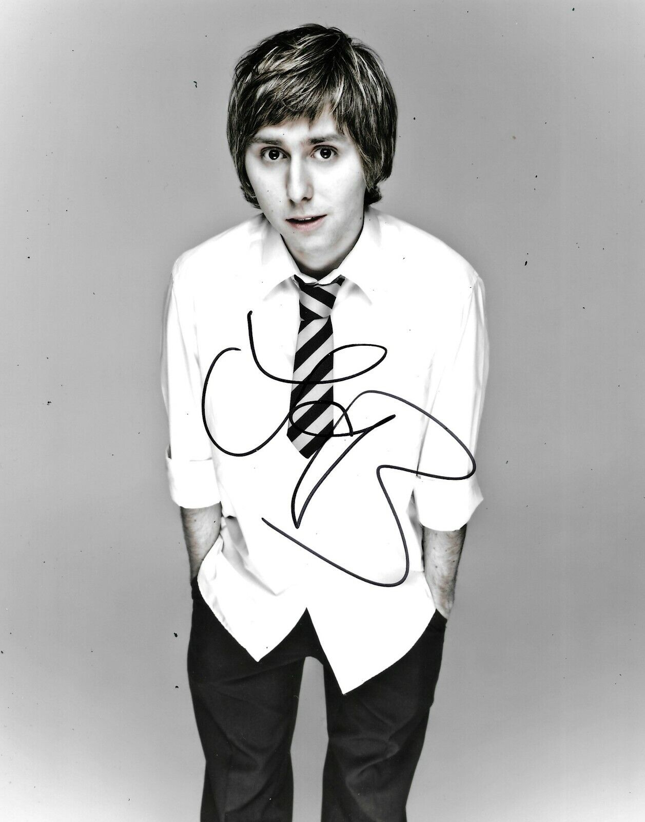 James Buckley Signed The Inbetweeners 10x8 Photo Poster painting AFTAL