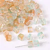 7mm Gradient Crystal Glass Cube Beads DIY Jewelry