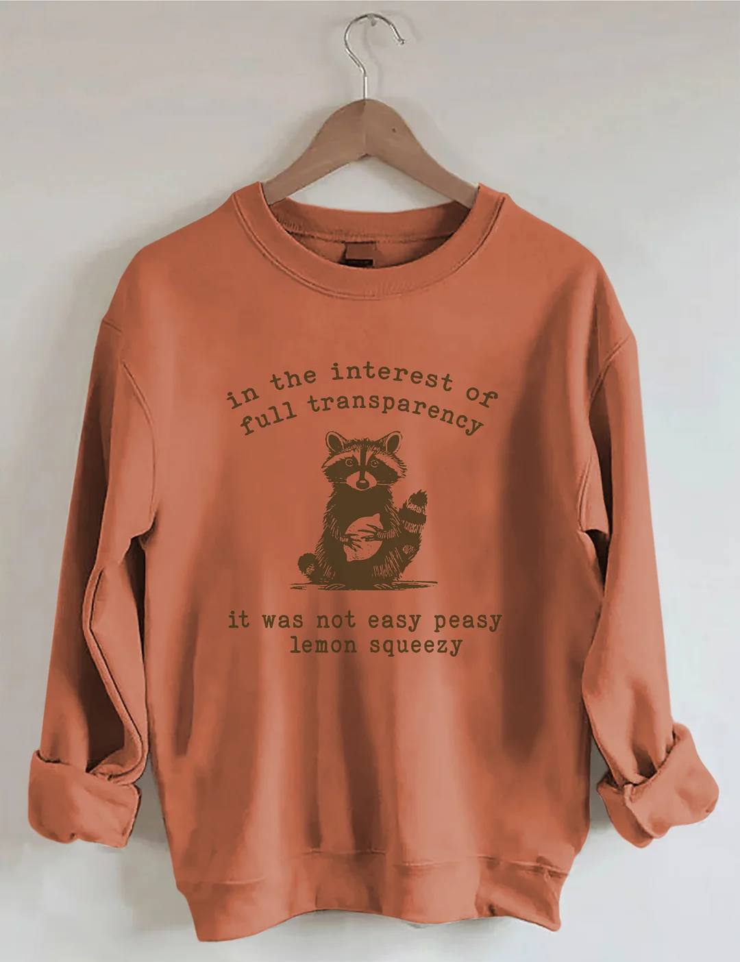 In The Insterest Of Full Transparency Sweatshirt