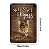 Whisky - Panneaux en &eacute;tain m&eacute;tallique(20*30cm/30*40cm)
