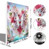(Pre-Framed)Butterfly-Special Shape Diamond Painting Kit(25x25cm)