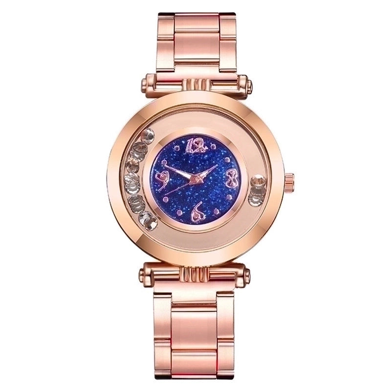 New Fashion Diamond Ladies Hand Watch Hot Selling Glitter Quartz Steel Band Watch