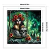 Skull-11CT Stamped Cross Stitch 40*40cm