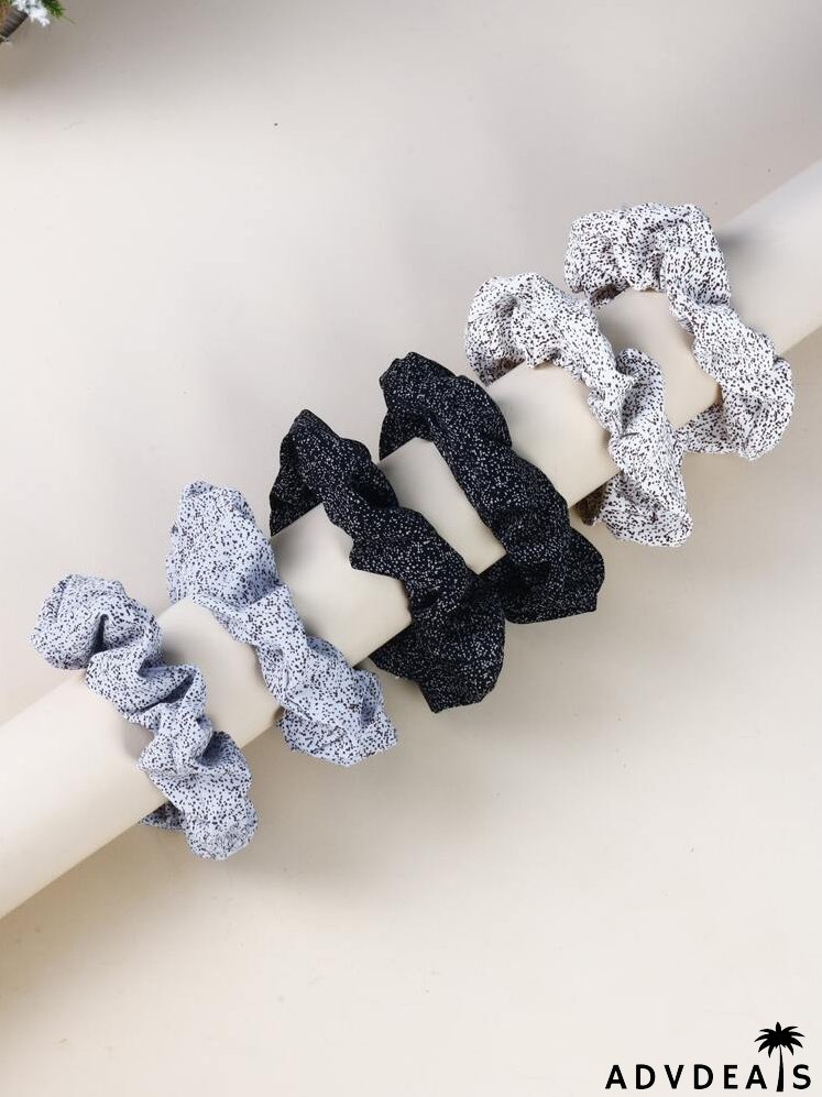6pcs Minimalist Scrunchie