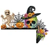 Diamond Painting Halloween Cute Ghost Door Corner Sign for Party Favors