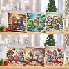 6pcs DIY Diamond Painting Grußkarte Set für Urlaub Segen Weihnachtsgeschenk