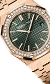 Rose Gold 904L Steel Khaki Green Dial - Watch - 37mm