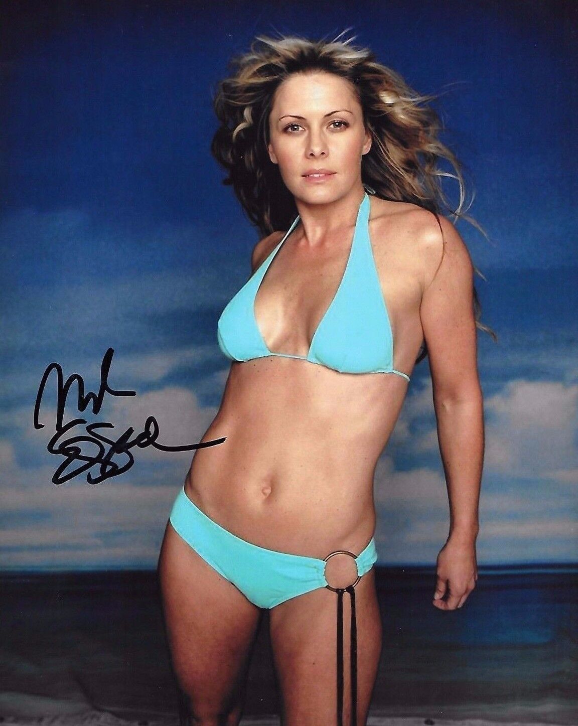 Nicole Eggert Signed 8x10 Photo Poster painting - Charles in Charge / BAYWATCH BABE - SEXY! H360