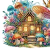 Mushroom Hut Double Sided - 5D DIY Pendant