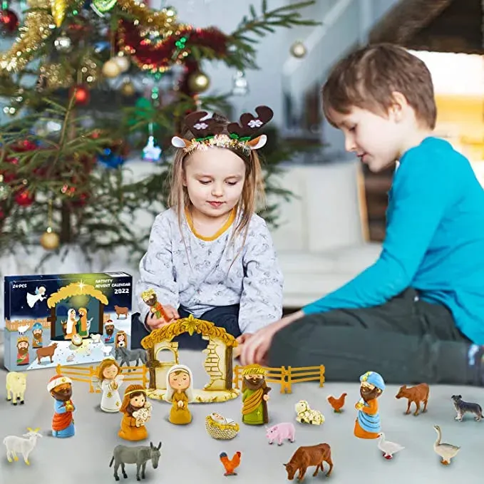 【Christmas Pre-Sale】 Nativity Scene Advent Calendar Set