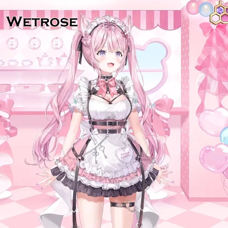 [Deposit Poll] Wetrose Hakui Koyori 博衣こより Maid Outfit Cosplay Costume