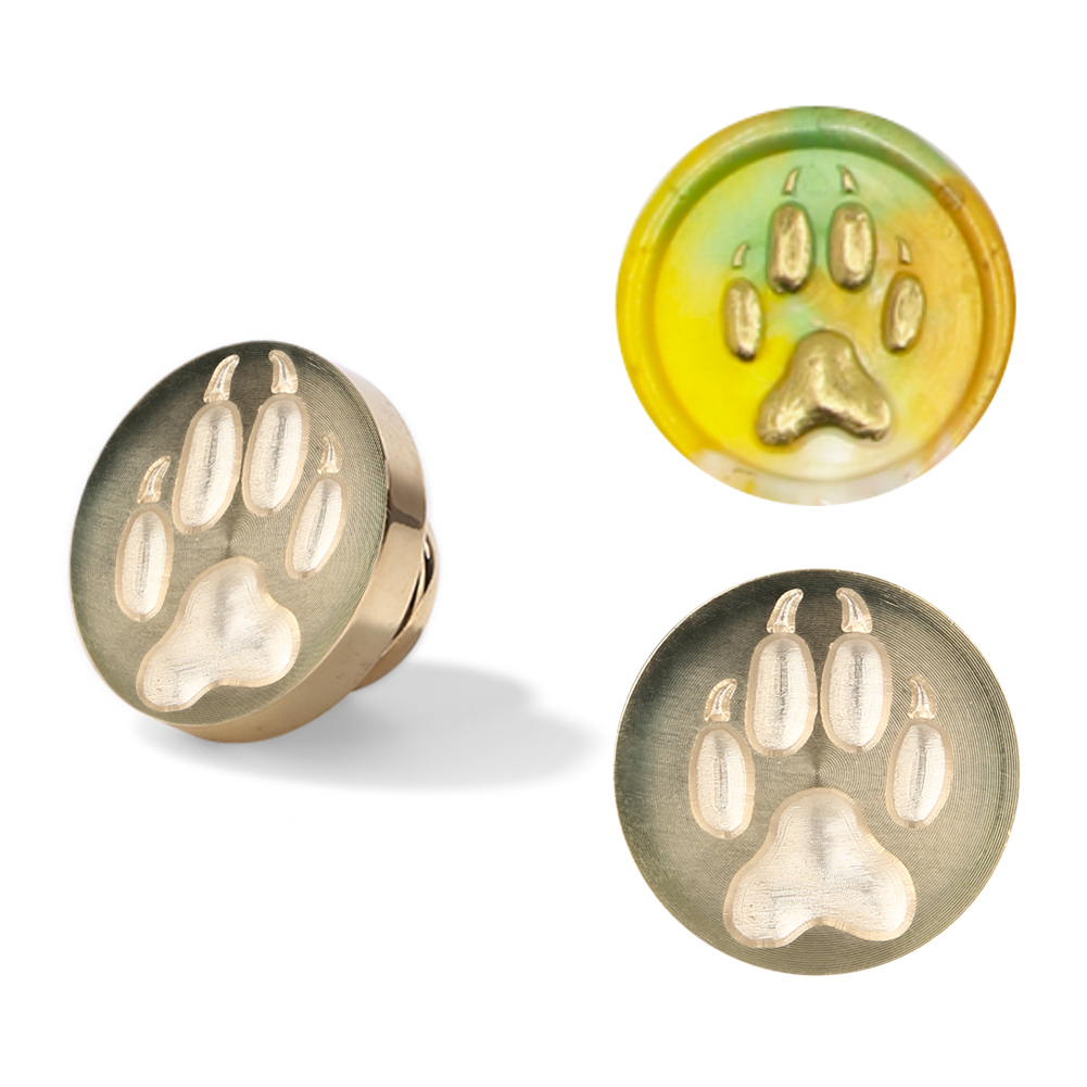 

25MM Cat Paw Sealing Wax Stamp Head, 501 Original