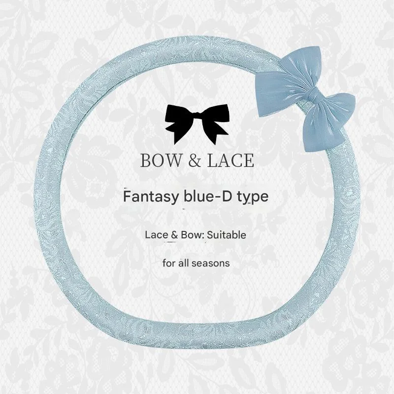 All-season lace steering wheel cover for cars