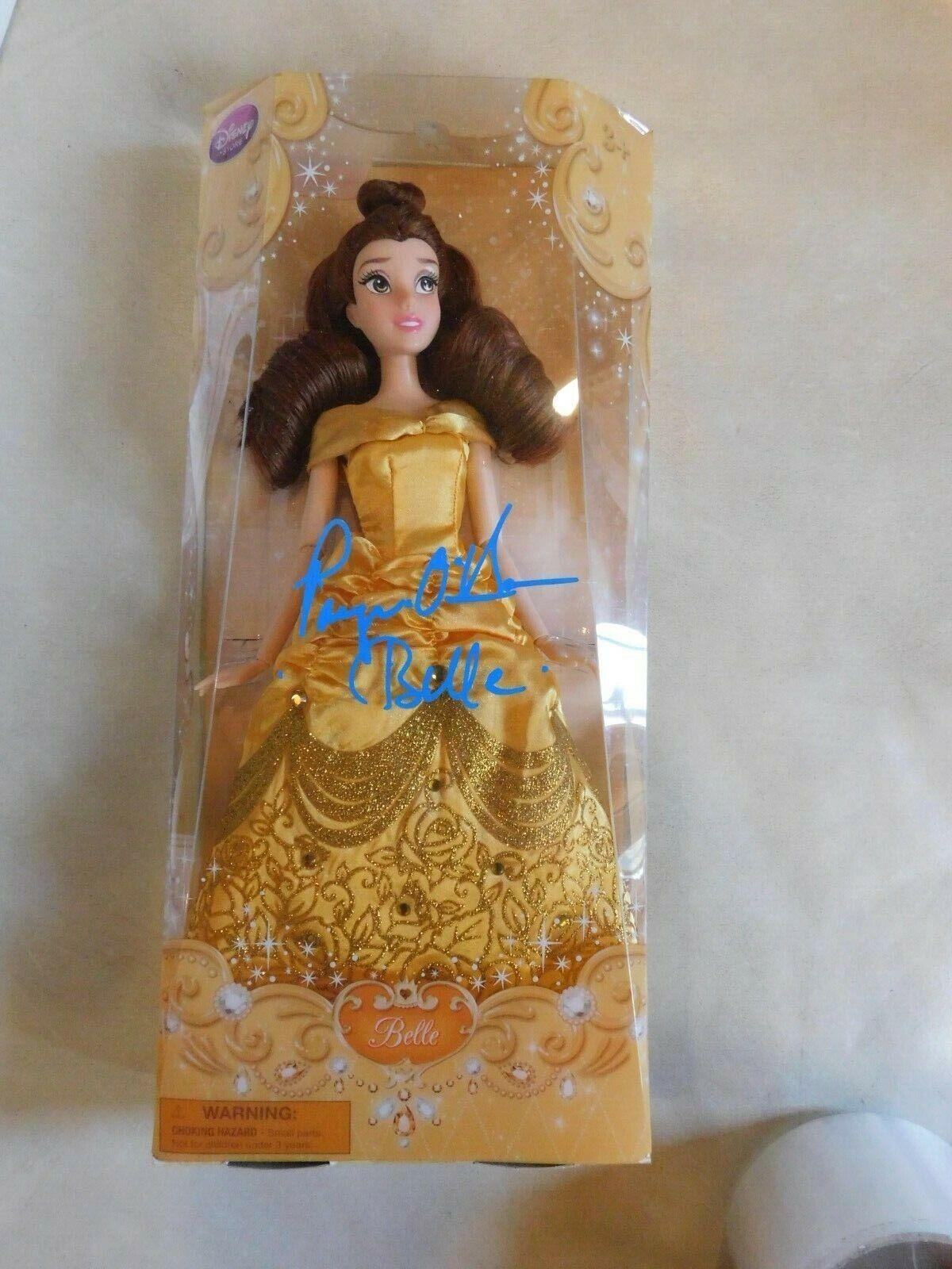 Disney Belle Beauty And The Beast 12in signed : Paige O'Hara BRS