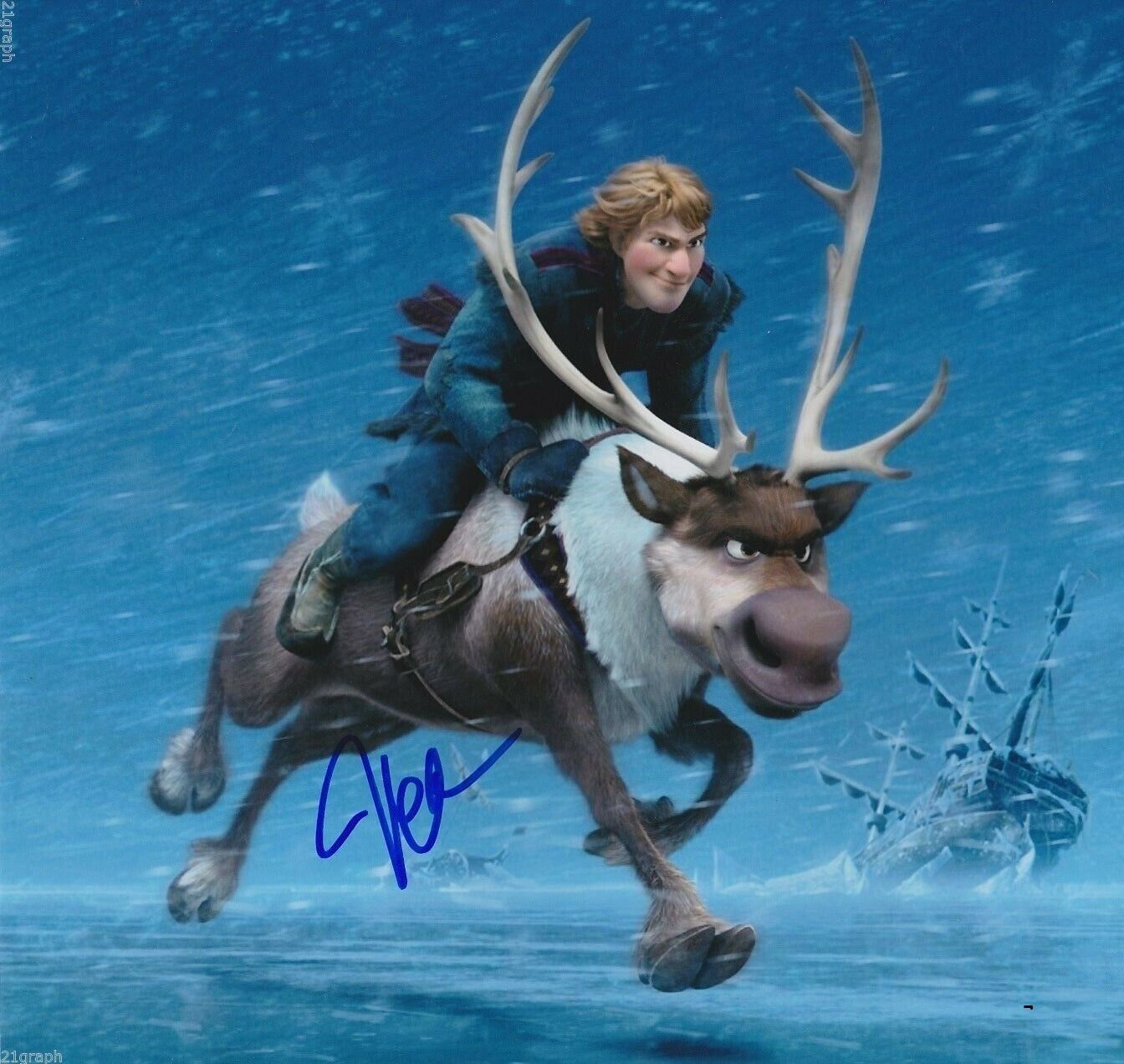 Jonathan Groff Autographed Signed 8x10 Photo Poster painting ( Frozen ) REPRINT