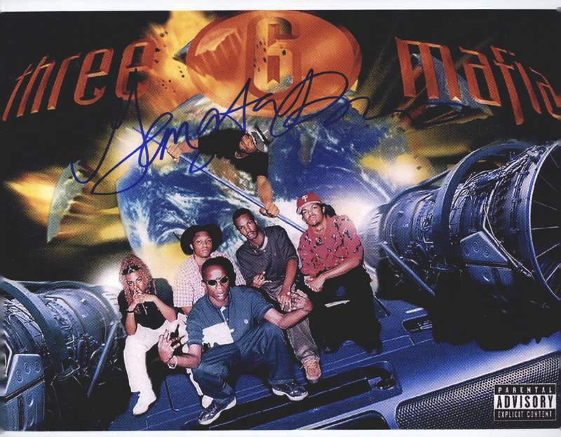 Three Six Mafia Gangsta Boo signed rap 8x10 Photo Poster painting W/Certificate Autographed 0420