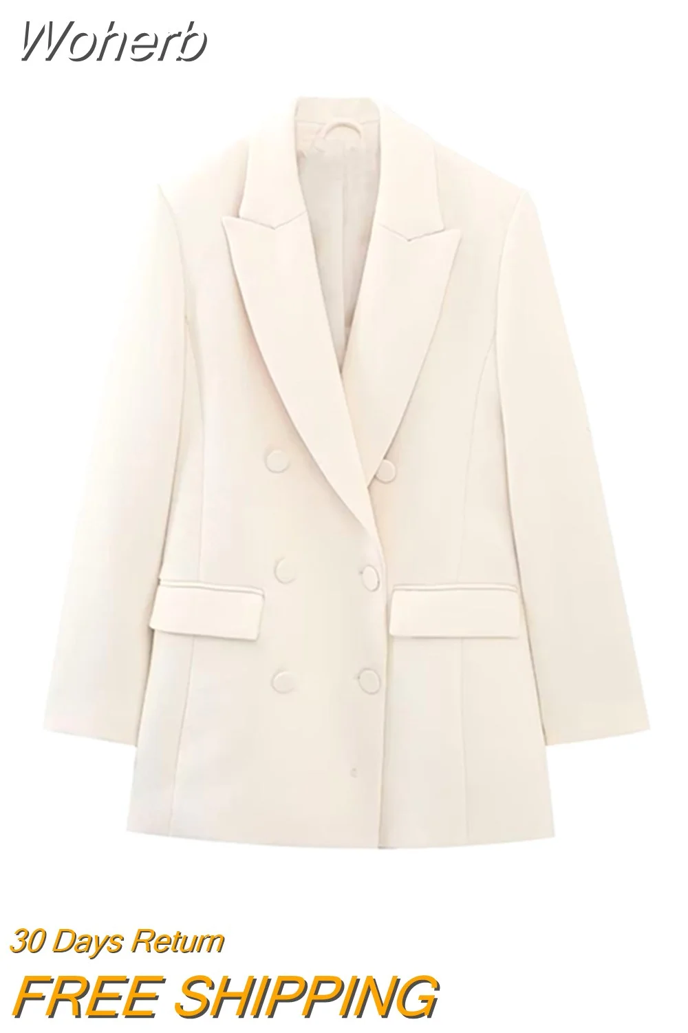 Woherb 2023 Women Spring Women Vests Coats Fashion Casual Solid V-Neck Single Breasted Female Elegant Street Waistcoat Clothing