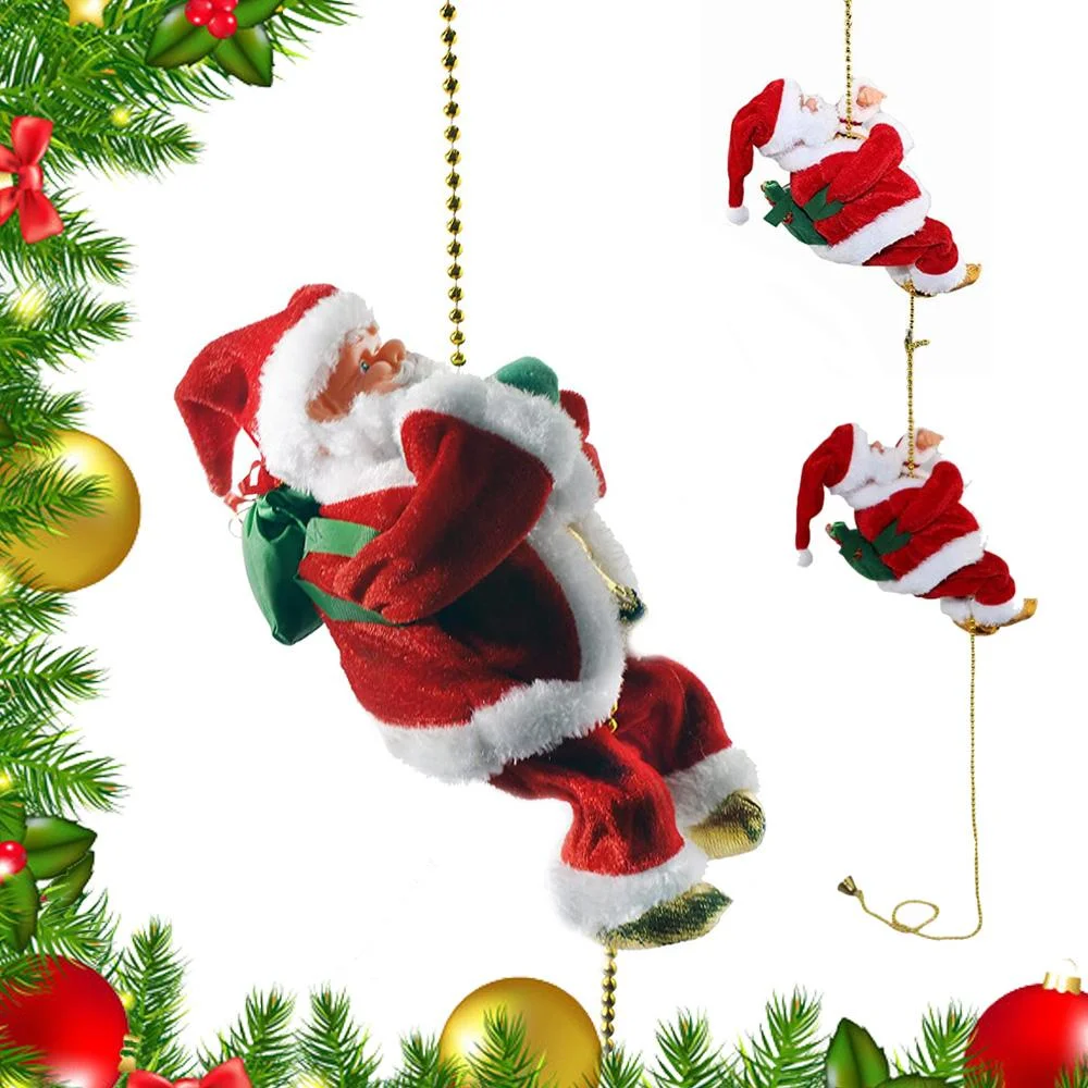 CHRISTMAS HOT SALE NOW-50% OFF)Santa Claus Musical Climbing Rope