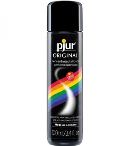 Pornhint Pjur Original Rainbow Edition Silicone Lubricant 3.4 Oz