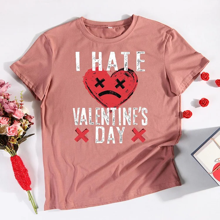I Hate Valentine's Day T-Shirt-011431-Annaletters