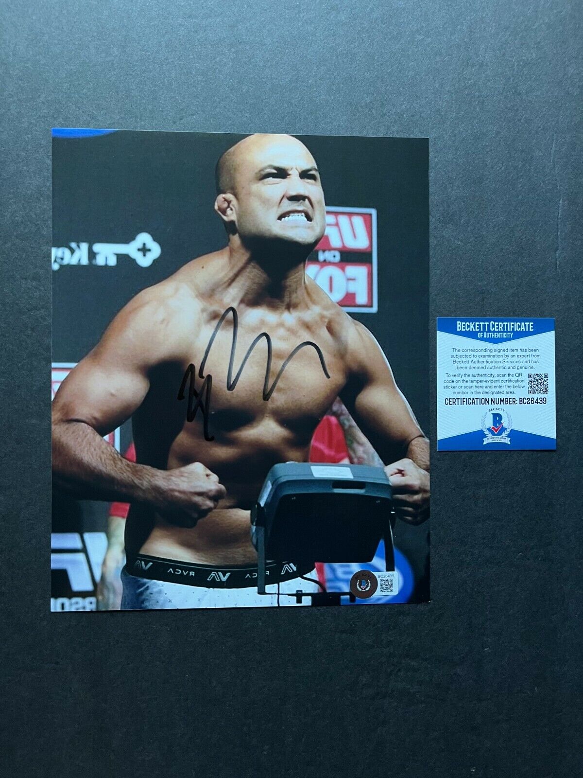 BJ Penn Hot! signed autographed UFC MMA legend 8x10 Photo Poster painting Beckett BAS coa