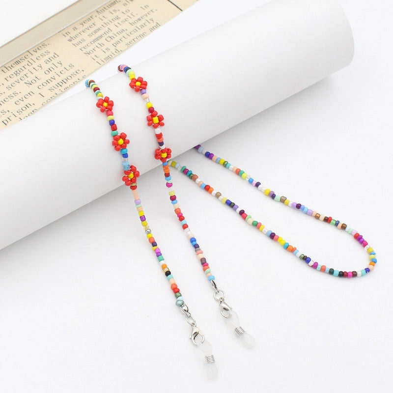 Casual Minimalist Geometric Crystal Unisex Glasses Chain