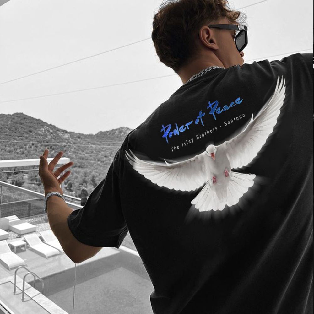 Men's Fashion Casual Print All-match T-shirt