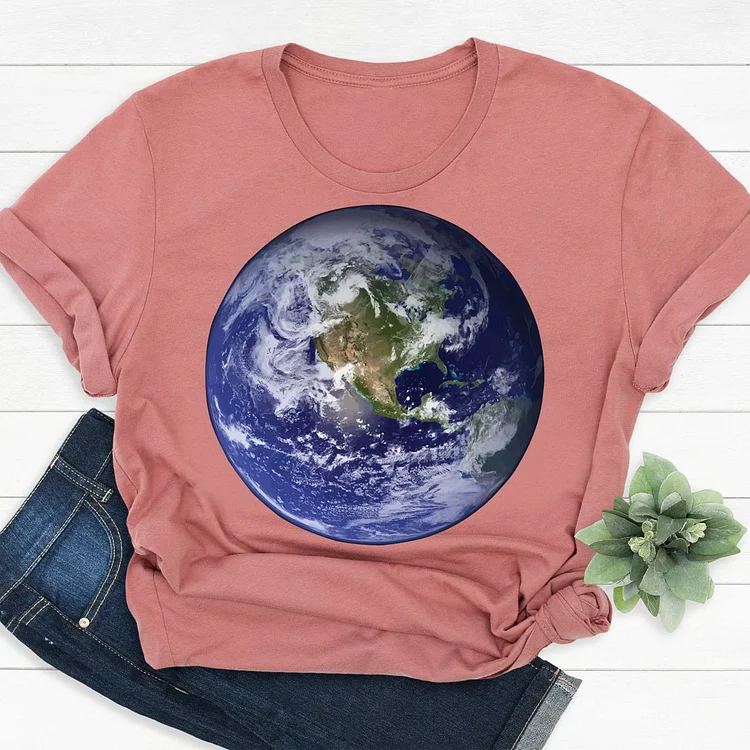 Earth   Environmental friendly T-Shirt Tee -06827-Annaletters