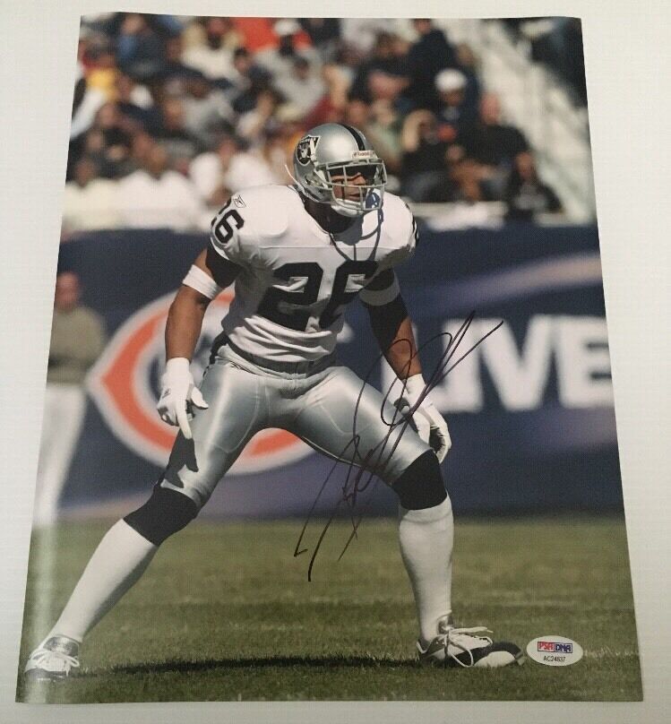 Rod Woodson Signed Autographed 11x14 Photo Poster painting Steelers Raiders HOF PSA/DNA COA 2