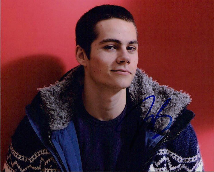 Dylan O'Brien (Teen Wolf) in-person signed 8x10 Photo Poster painting